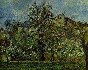 Camille Pissarro, Obstgarten mit bluhenden Baumen
